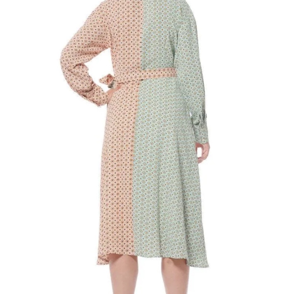 Gracia - Color Block Fun Design Wrap Long Sleeve … - image 2